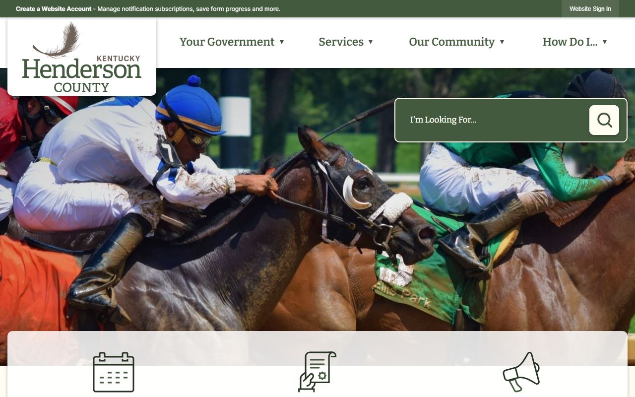 Henderson city resources and Henderson County Judicial Center information