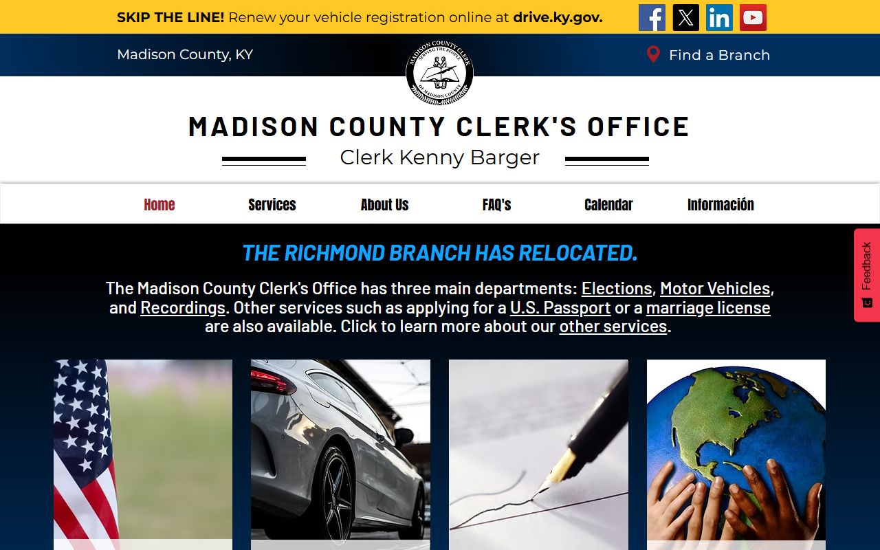 Madison County Circuit Court resource page for Richmond divorce decree records
