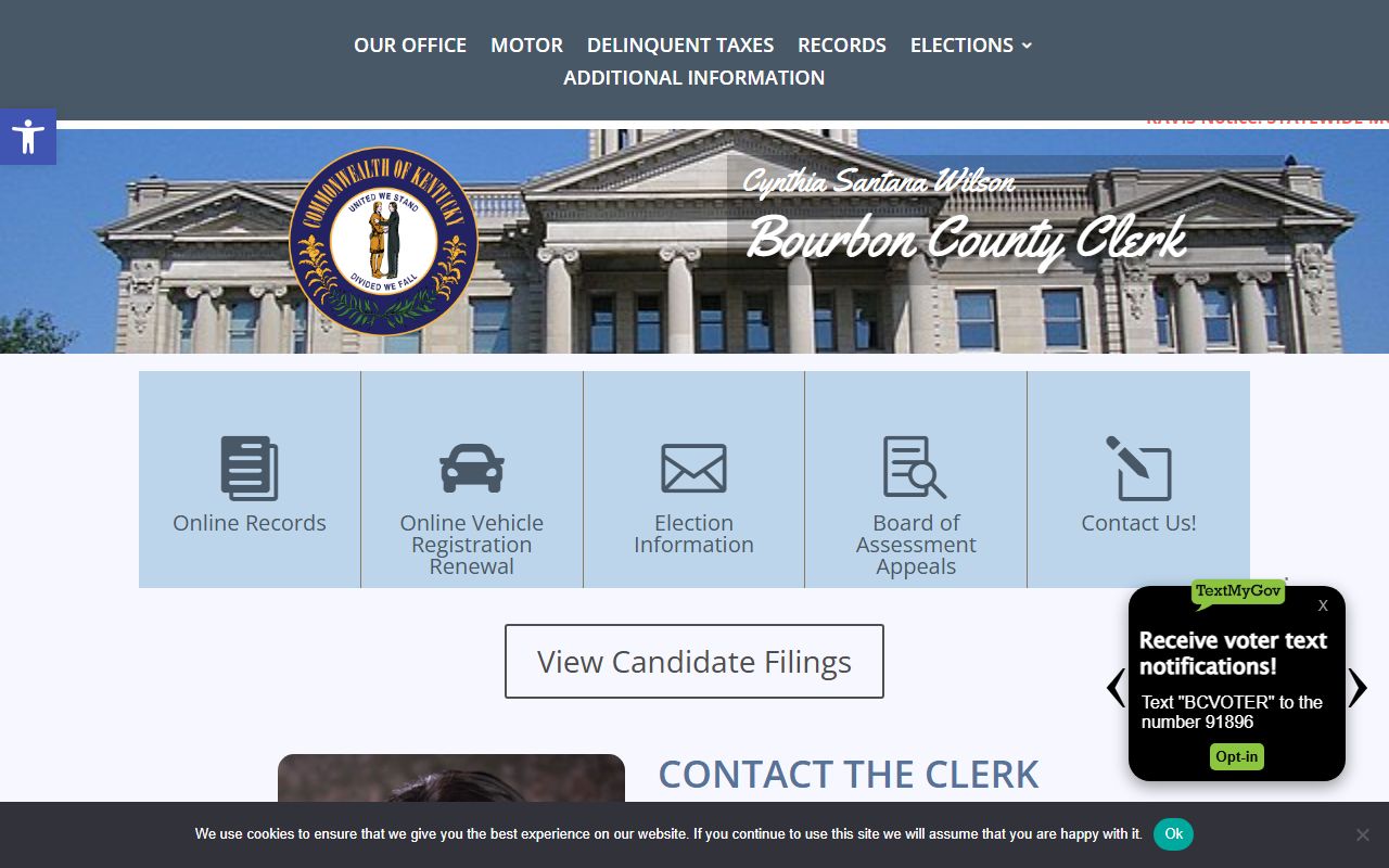 Bourbon County Kentucky court resources for divorce decree records