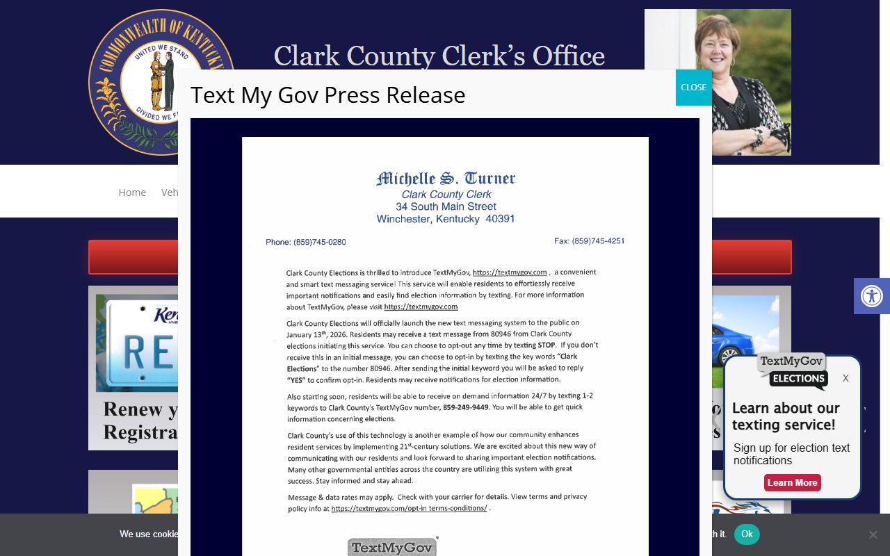 Clark County Kentucky Judicial Center for divorce decree records